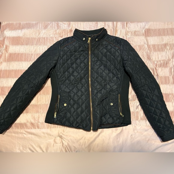 lovetree Jackets & Blazers - LOVETREE quilted gold trim jacket